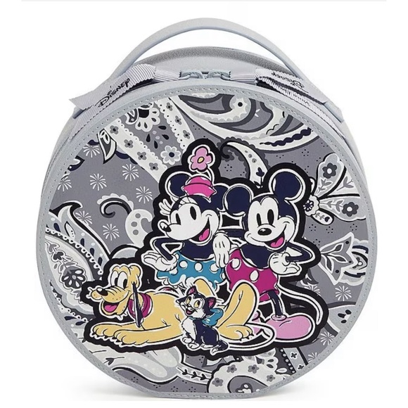Disney Vera Bradley Whimsy Cosmetic Bag Mickey Minnie Mouse - NEW - Picture 1 of 2